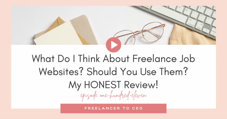 What Do I Think About Freelance Job Websites? Should You Use Them? My HONEST Review!