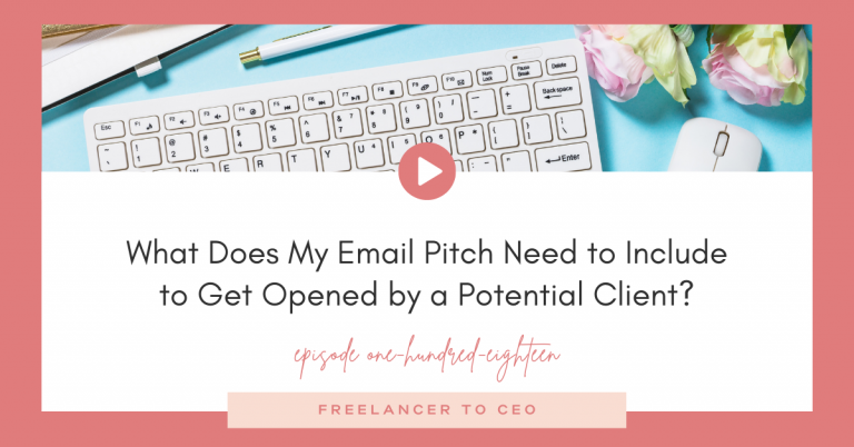 What Does My Email Pitch Need to Include to Get Opened by a Potential Client?