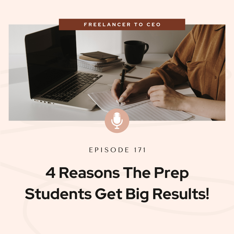 4 Reasons The Prep Students Get Big Results!